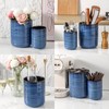 Hasense Utensil Holder, 7.4" Large Utensil Holder for Kitchen Counter,