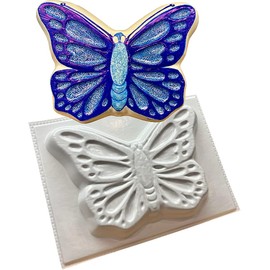 Butterfly Garden Concrete or Plaster Casting Plaque Mould Nr1