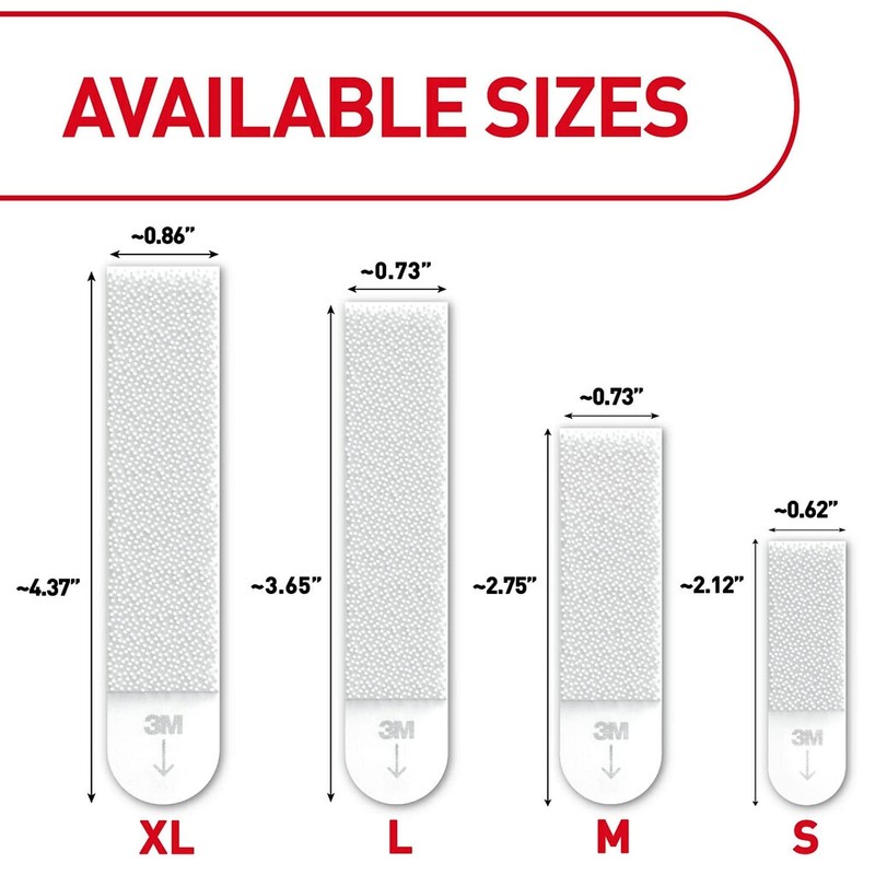 Command 17206 picture strip, detachable, 7200 g, 4 sets of
