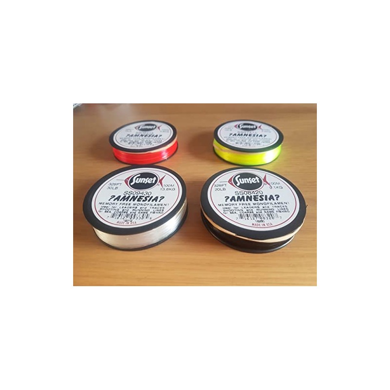 Amnesia Green 30lb 100m Memory Free Mono