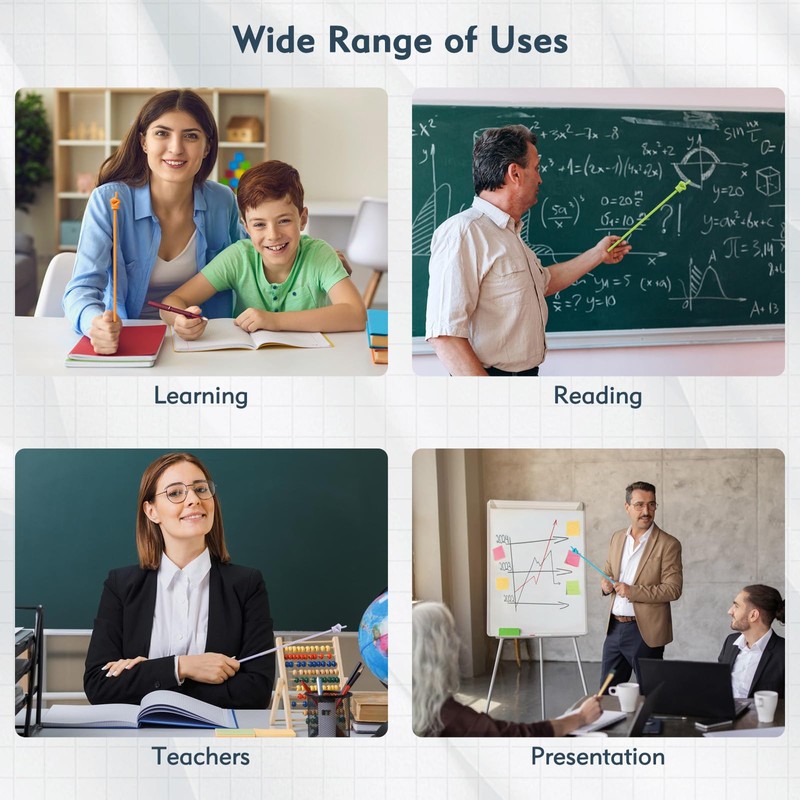 10 Pcs Pointer Stick for Classroom, Cute Teacher Pointer Stick,