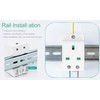 DIN Rail Socket, DIN Rail Mount Modular Power Socket Single