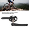 Mountain Bike Crank Arm Set Hollow One Piece Positive Negative