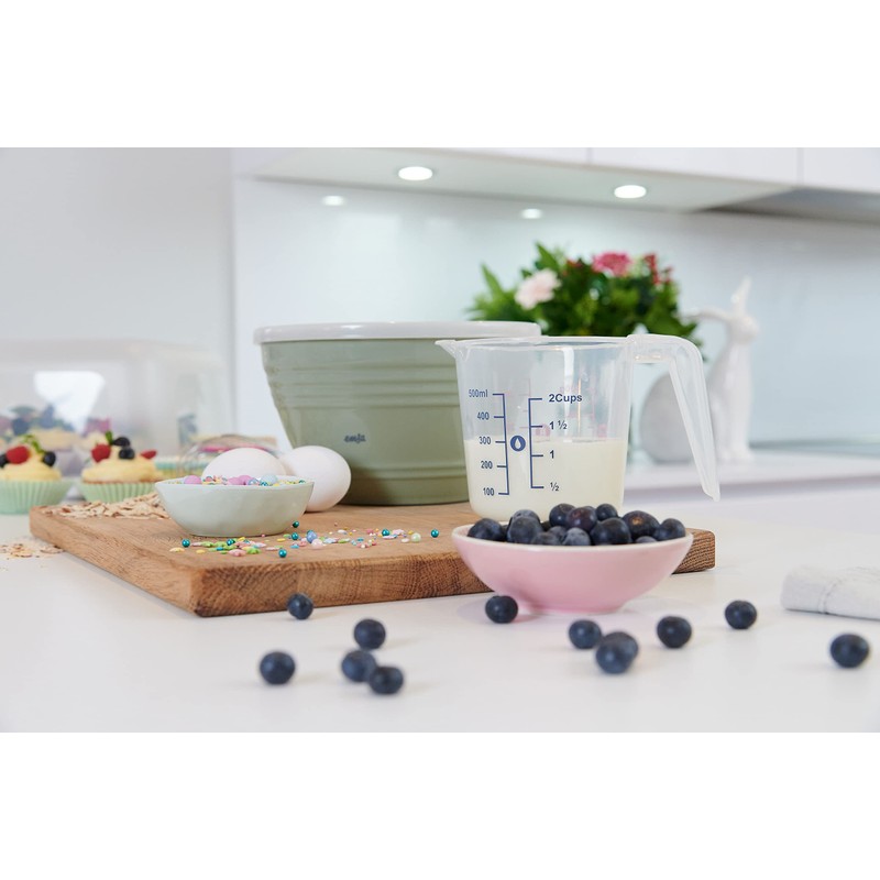 Emsa K32261 Prep&Bake Plastic Measuring Cup 1 L | Double