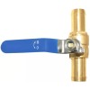 Hardwareeeer 3/4" Brass Hose Barb Ball Valve Pipe Tubing Fitting