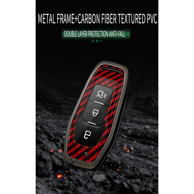TECART Key Fob Case Cover Fit for Ford Explorer Edge