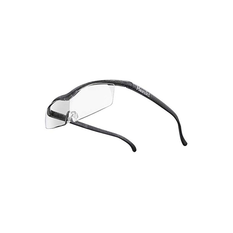 Hazuki ハズキルーペ コンパクト 1.85倍 クリアレンズ ブラックグレー