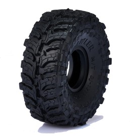 DJCRAWLER Super Large Soft Sticky 1.0 Crawler Tires 68 * 26mm for 1/18 1/24 RC Crawler Car Axial SCX24 FMS FCX24 AX24 Upgrade Wheel, Comes with Double Layer Sponge