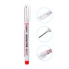 PATIKIL Deep Hole Marker Pens, 4 Pack Red Ink Deep