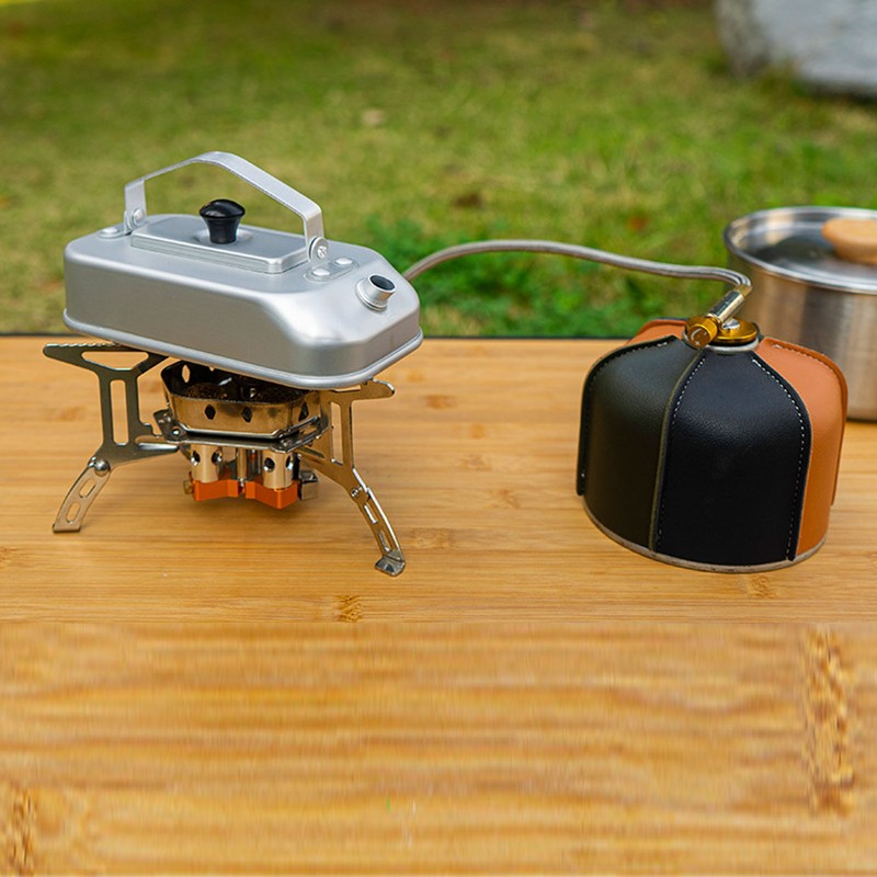 300ML Camping Boiling Water Pot Aluminum Lightweight Portable Camping Tea