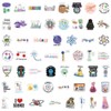 110 Pcs Student Biology Laboratory Stickers for Teens Girls Boys