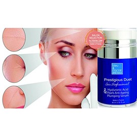 Eye Serum with Hyaluronic Acid, Silk Extract and Pearls 80 ml - Anti-Ageing Serum for Wrinkles and Expression Lines | Natural Anti-Aging Effect | Moisturising and Skin Firming
