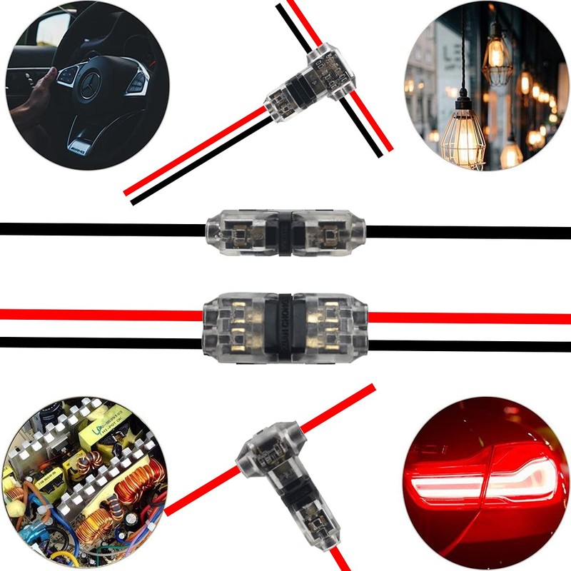 CTRICALVER Wire Connector Suit, Wire Branch Connector, Simple Quick Wire