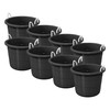 Life Story Large 17 Gallon Flexible Plastic Storage Bucket Container