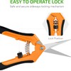 iPower 6.5 Inch Gardening Scissors Hand Pruner Pruning Shear with