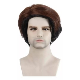 generic Peluca Corta Ondulada Para Hombre Peinado Diario Pelucas Mar