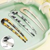 EEEKit Haarnadeln, 3er-Pack U-förmige Französische Haargabel Für Damen Hochsteckfrisur Chignon