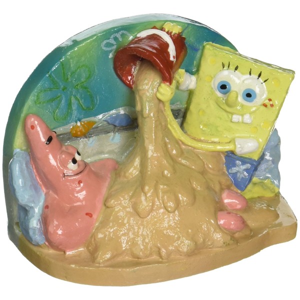Spongebob Spongebob with Patrick Resin Aquarium Ornament