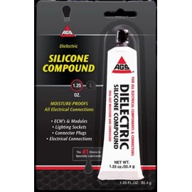 AGS Company DS-1 Dielectric Silicone Compound Grease, 1.25 oz. - Quantity 12