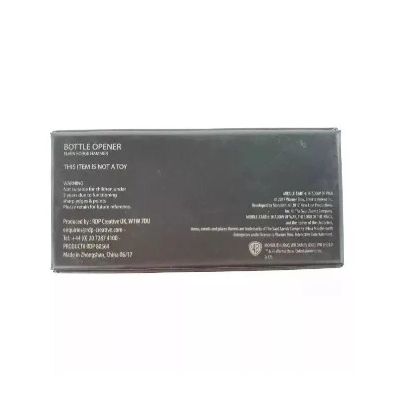 Middle Earth Shadow of War Elven Forge Hammer/Bottle Opener Promo