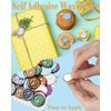 Gold Paw Wax Seal Stickers-40PCS Bulk Self-Adhesive Vintage Sealing Stickers