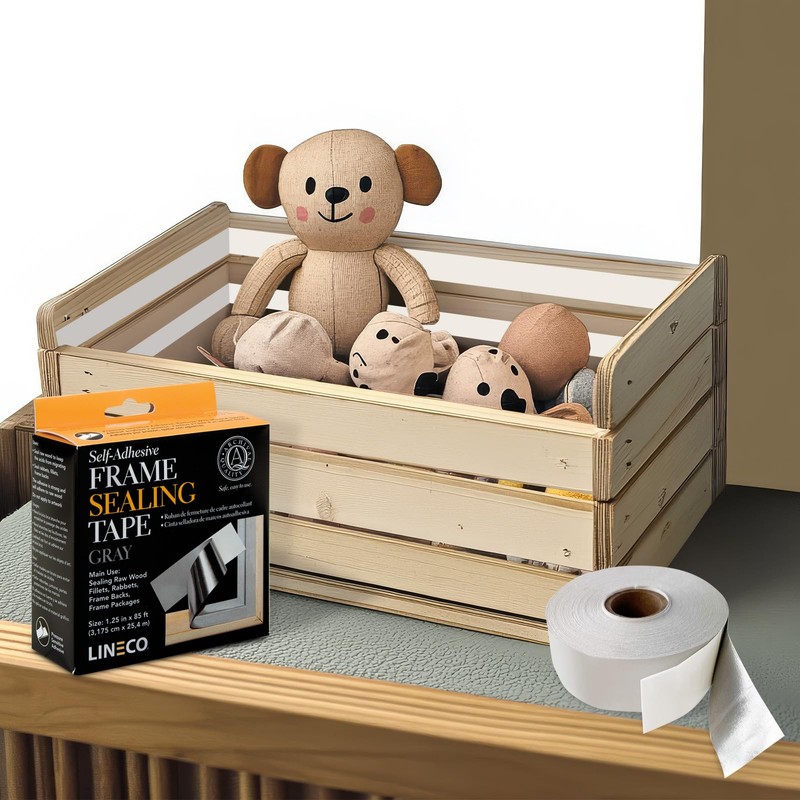 Lineco, Archival Self-Adhesive Frame Sealing Tape, Acid-Free, Non-yellowing Tape for