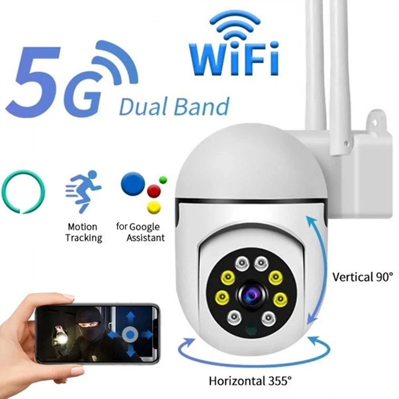 WiFi Smart Camera Wireless 2.4 5GHz Full HD 1080P Night