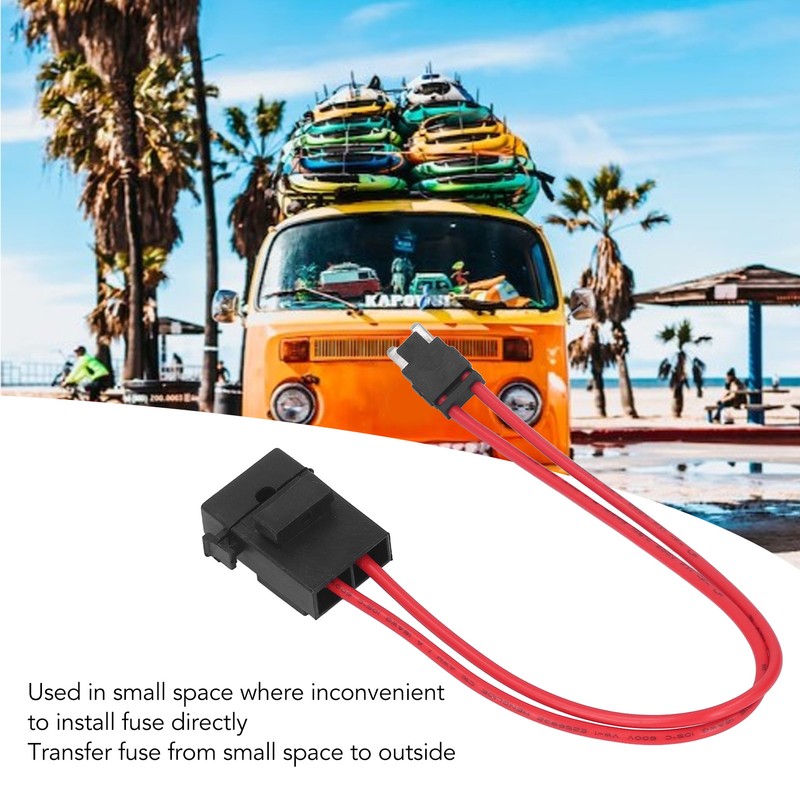 5Pcs Car Fuse Holder Connector Mini Heavy Duty Wire Extension