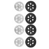 4 Pcs Suitcase Replacement Wheels Silent Rolling Universal Luggage Wheels