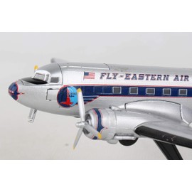 Daron Postage Stamp Eastern DC-3 1/144, Metal, Silver