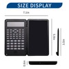 HouseMao Basic Calculator Notepad with LCD Writing Tablet, Rechargeable, Lock
