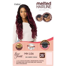 Outre Lace Front Wig - Melted Hairline - MH 106 (JET BLACK 1)