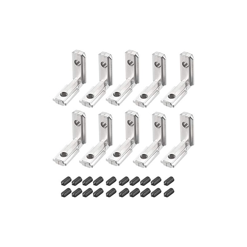 sourcing map Interior Joint Bracket, Inside Corner Connector 2020 Series