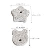 GANAZONO 12pcs Volcanic Stone Chew for Small Pets Hamster and