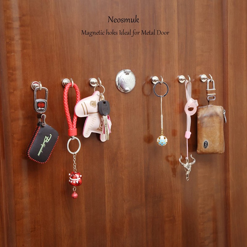 Neosmuk 22lb+ Extra Strong Magnet with Hook for Fridge,Heavy Duty