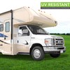 RV Trailer Camper 5th Wheel White 8.5" Round Scare Porch