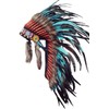 Native American Inspired Headdress - Handcrafted with Genuine Feathers and
