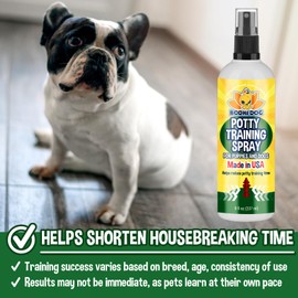Bodhi Dog Potty Training Spray - Puppy & Dog Training Aid for Indoor & Outdoor Attractant Spray Use - Encourages Proper Dog Pee Here Habits - Safe for Pets & Home - Made in The USA (8 Fl Oz)
