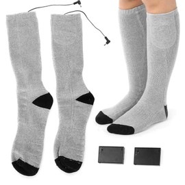 Calcetines eléctricos, Calentadores de pies con Aislamiento térmico para Clima frío para pies crónicamente fríos, perfectos para Caza, Senderismo, trituración, Bolas de Nieve, equitación