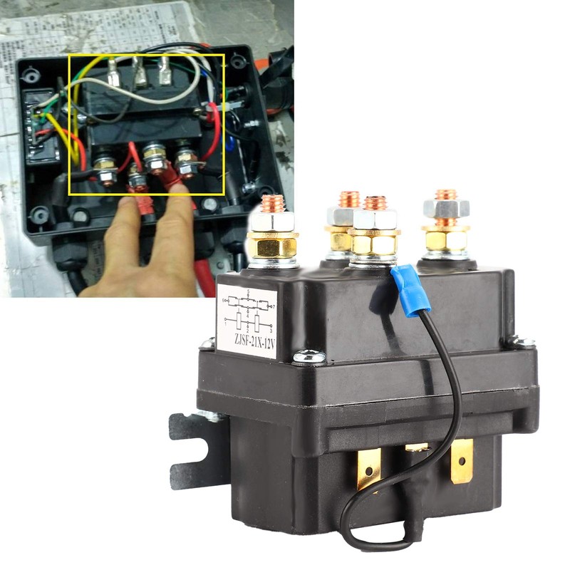 12V 250A Winch Solenoid Relay Contactor for AUT UTV SUV