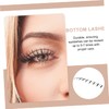 FOMIYES 30 Pairs Lower Eyelashes Natural Lashes False Eyelashes False