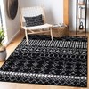 SAFAVIEH Tulum Collection Accent Rug - 4' x 6', Black