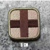 Medic Cross Tactical Embroidered Velcro Patch Velcro Patch 4 Colors/Set