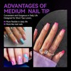 Gelike ec Medium Square Nail Tips - Soft Gel Nail