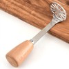 Luxshiny 2pcs Mini Avocado Masher, Small Potato Masher with Wood