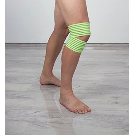 Hydas Universal Bandage, recycelt, zuverlässiger Halt für Knöchel, Knie, Ellenbogen oder Handgelenk, umweltfreundlich, Material komplett aus recycelten Plastikflaschen, waschbar, Universalgröße