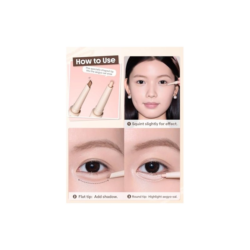 SHEGLAM Lumi-Eye Aegyo-Sal Pen Duo-Cookie Dough