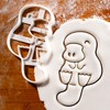 BAKERLOGY Set of 2 Platypus Cookie Cutters (Shapes: Cute and