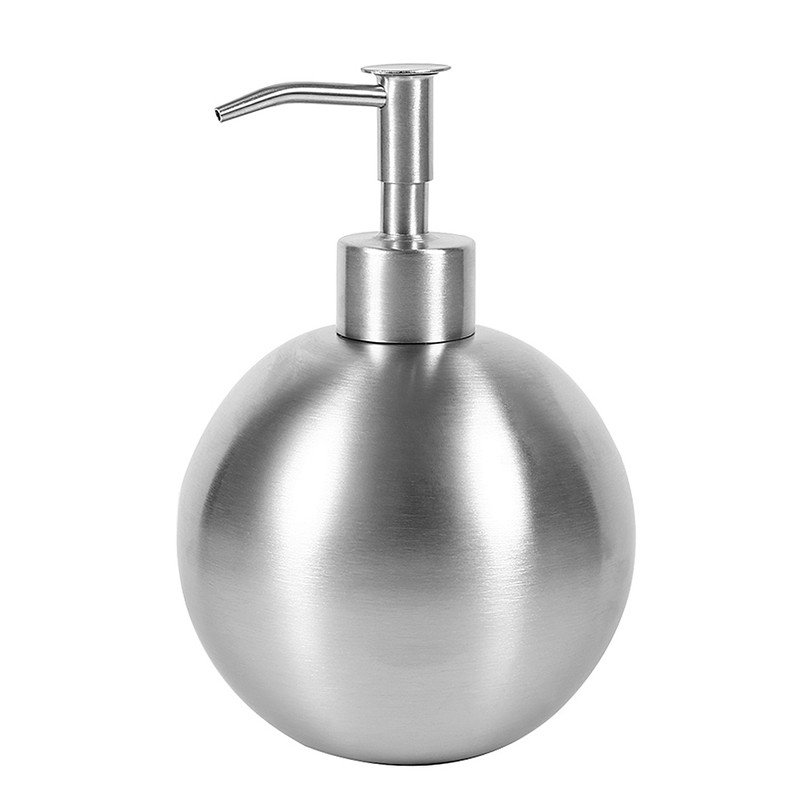 1pc 304 Stainless Steel Ball Shaped Bathroom Shampoo Shower Liquid