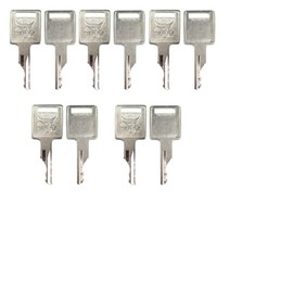 10pcs D250 Ignition Key 6693241 6709527 A77313 307852A1 714602 Key Replacement Car Assessories Parts for Bobcat Skid Steer Genie Loader